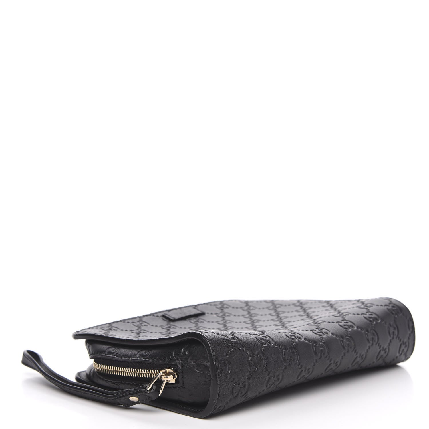 Gucci Guccissima Zip Clutch Black 4 of 11