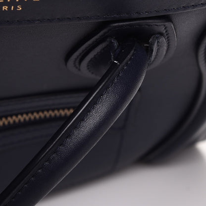 Celine Smooth Calfskin Nano Luggage Navy Blue 14 of 14