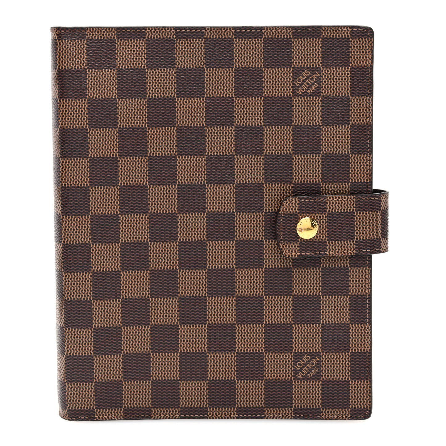 Damier Ebene Large Ring Agenda Cover