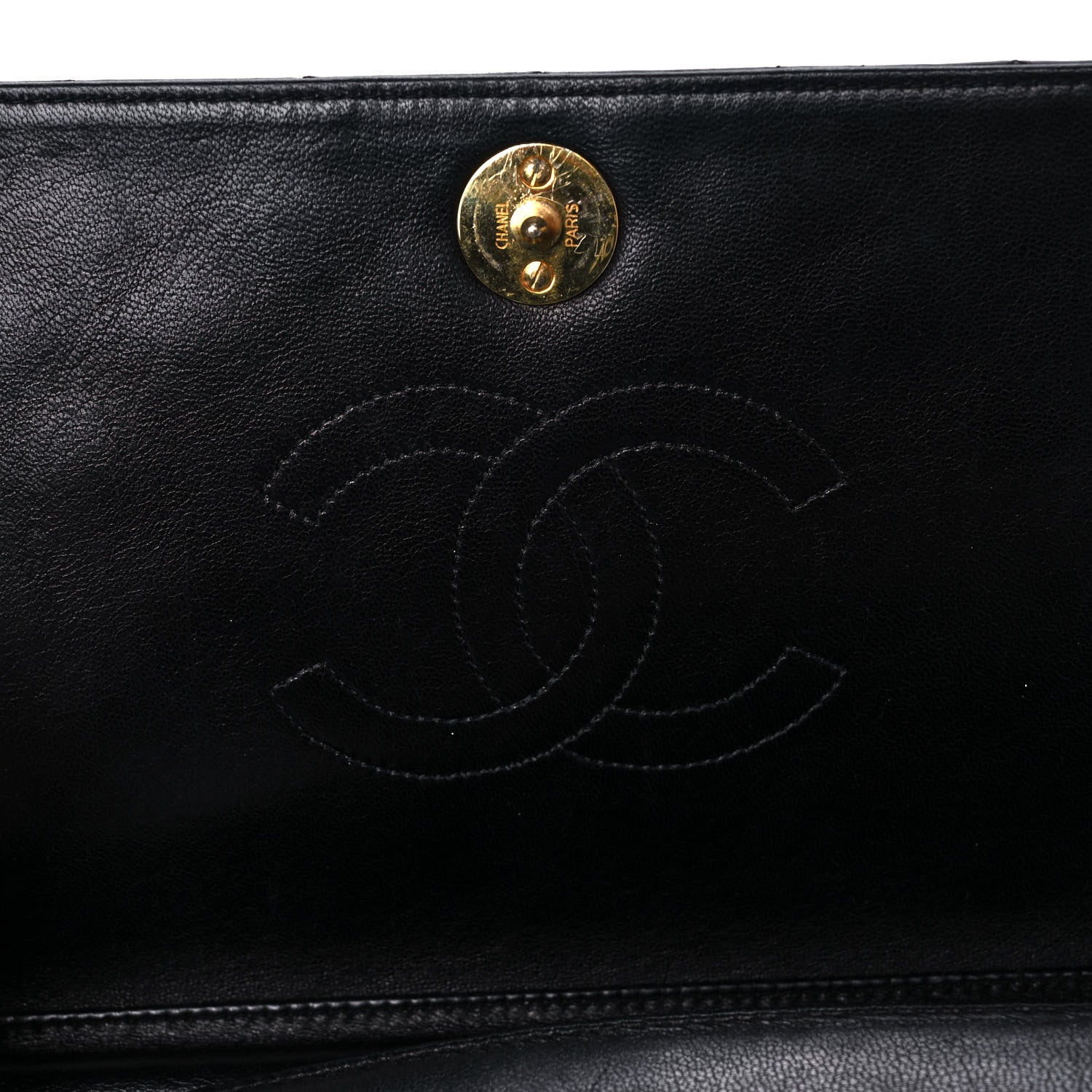 Chanel Lambskin Quilted Small Single Flap Black 8 of 15