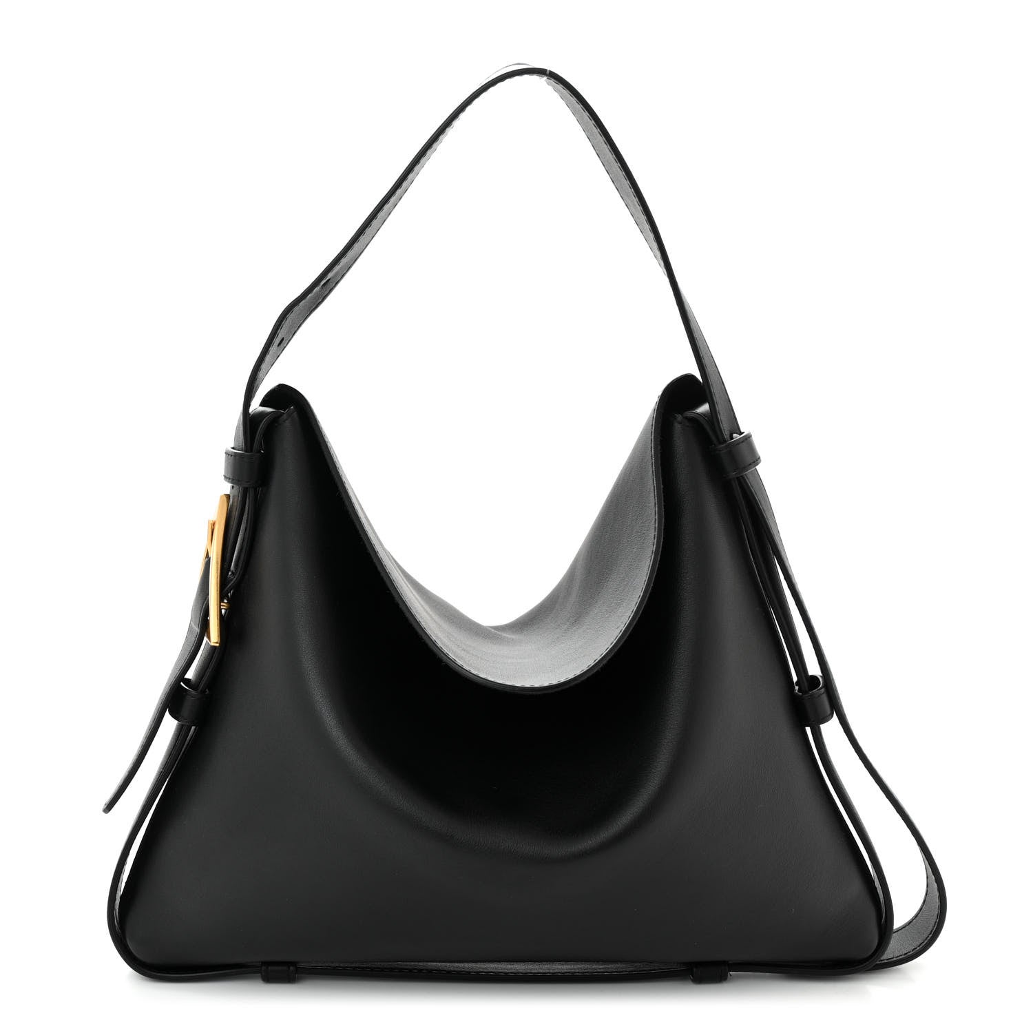 Bottega Veneta Calfskin Cradle Black 1 of 10