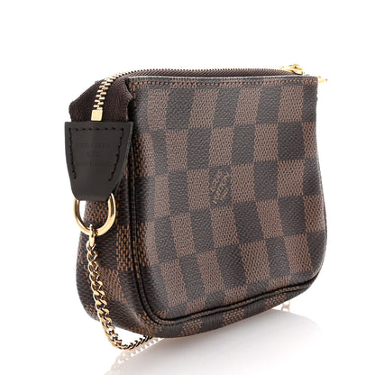 Louis Vuitton Damier Ebene Mini Pochette Accessories 3 of 6