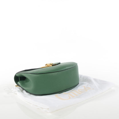 Chloe Grained Lambskin Drew Shoulder Bag Soft Green 6 of 9