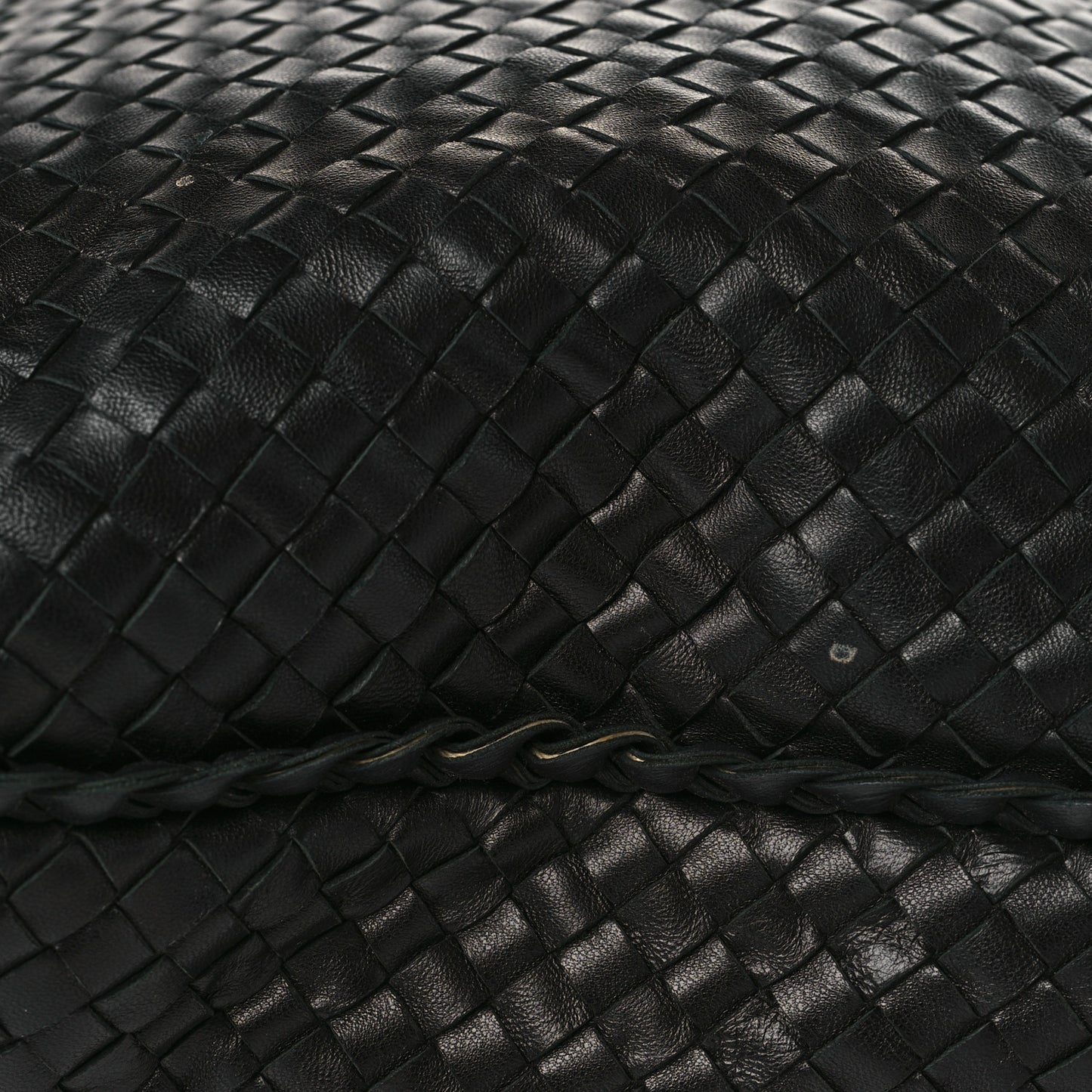 Nappa Intrecciato Large Veneta Hobo Black