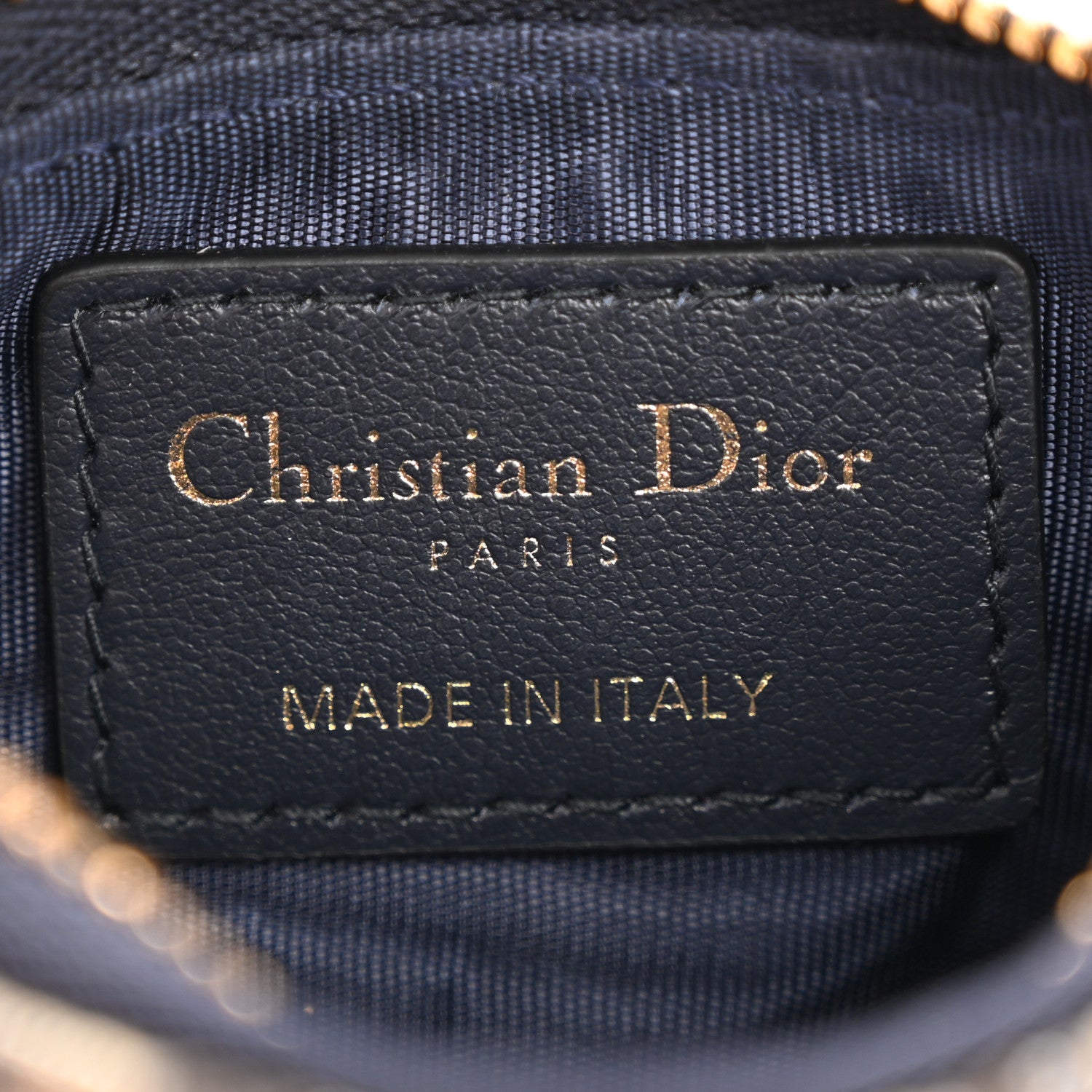 Christian Dior Oblique Key Case Blue 6 of 9