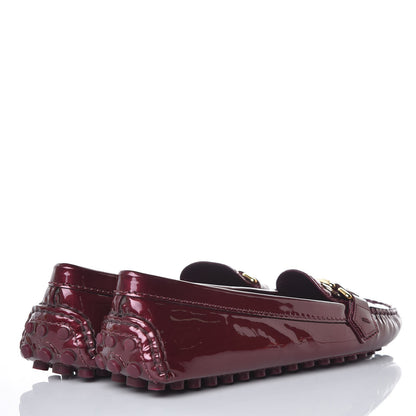 Louis Vuitton Patent Calfskin Oxford Loafers 36.5 Rouge Fauviste 4 of 8