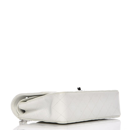 Chanel Caviar Quilted Medium Double Flap White 4 of 12