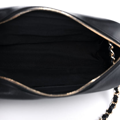Chanel Calfskin Quilted Daily Chevron Camera Case Black 5 of 10