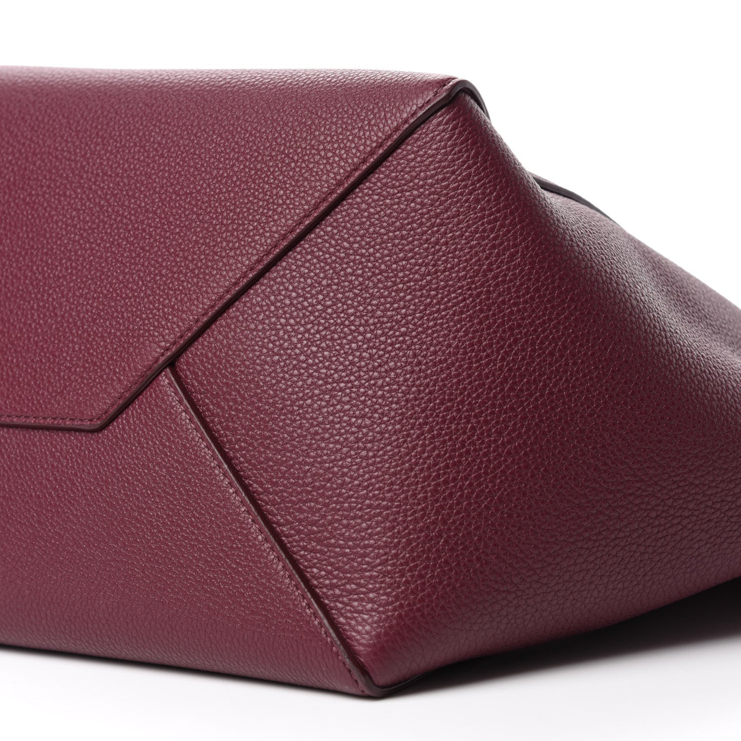 Celine Soft Grained Calfskin Small Belt Cabas Phantom Acai 7 of 9
