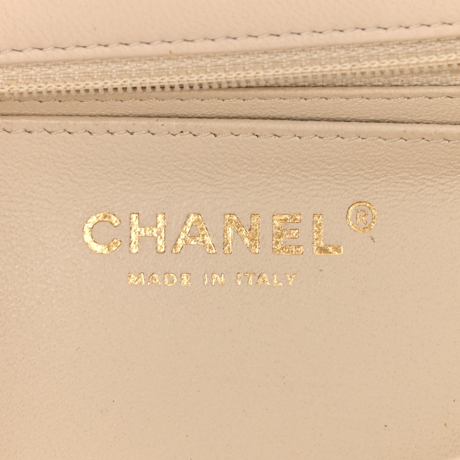 Chanel Lambskin Quilted Mini Rectangular Flap Light Beige 6 of 9