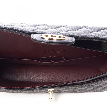 Chanel Caviar Quilted Medium Double Flap Black 6 of 10