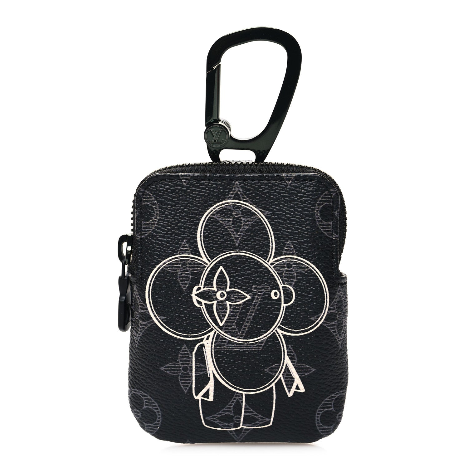 Louis Vuitton Monogram Eclipse Vivienne Zipper Key Ring 1 of 7