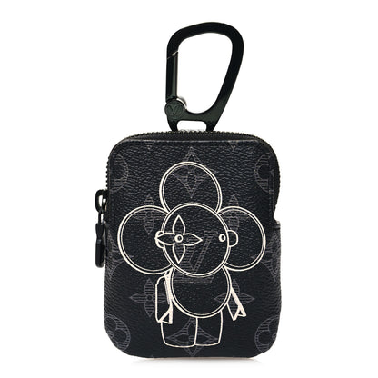 Louis Vuitton Monogram Eclipse Vivienne Zipper Key Ring 1 of 7