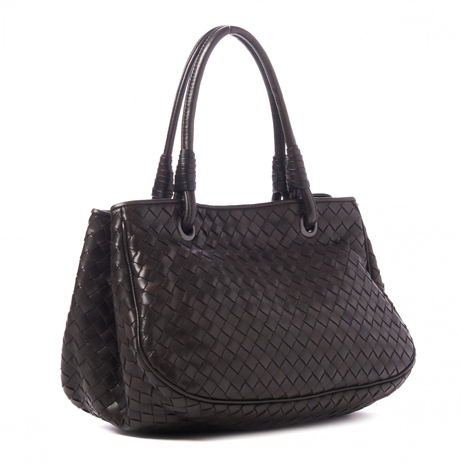 Bottega Veneta Nappa Intrecciato Woven Tote Ebano 2 of 7