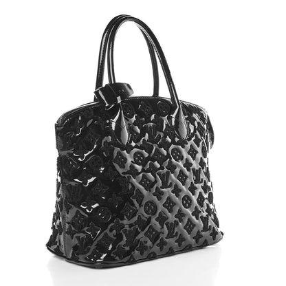 Louis Vuitton Patent Lambskin Fascination Lockit Black 3 of 6