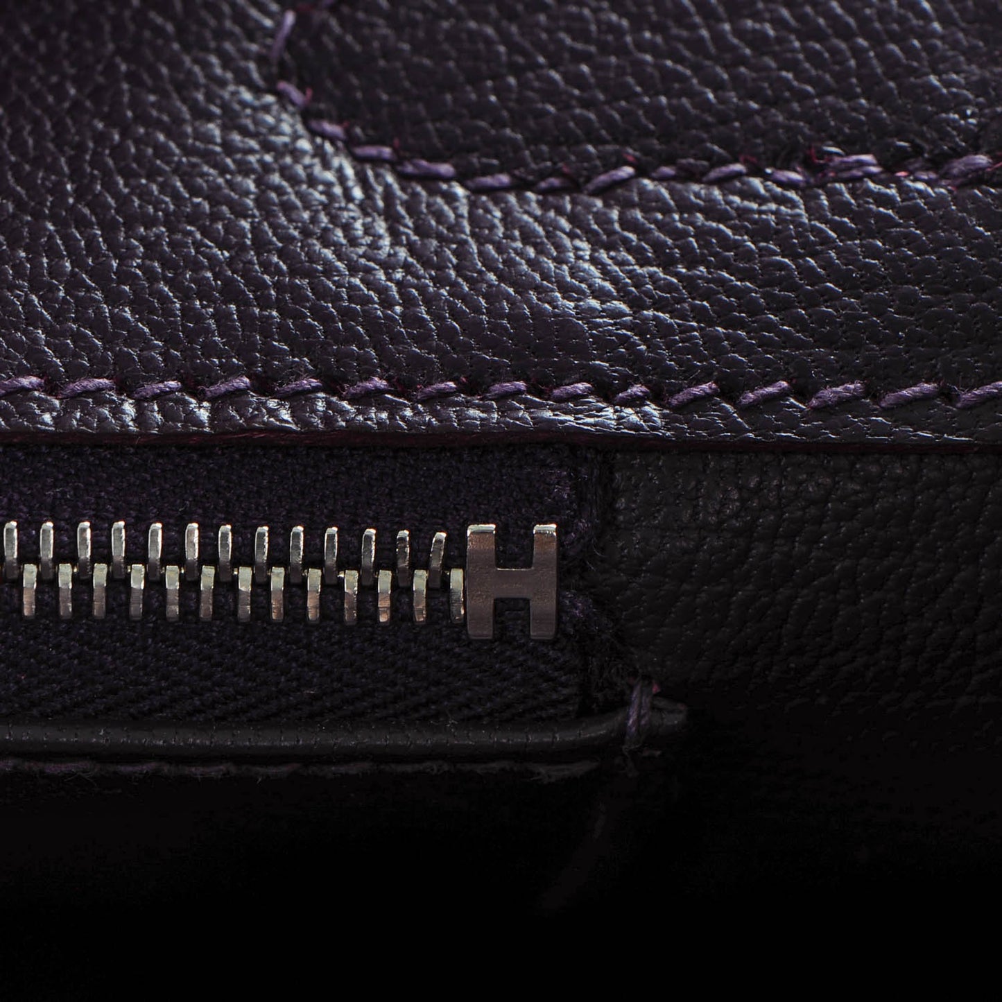 Taurillon Clemence Birkin 30 Raisin