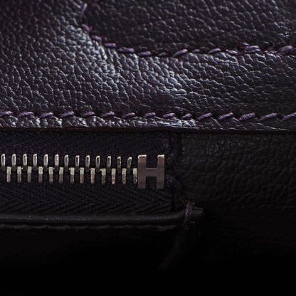 Hermes Taurillon Clemence Birkin 30 Raisin 17 of 25