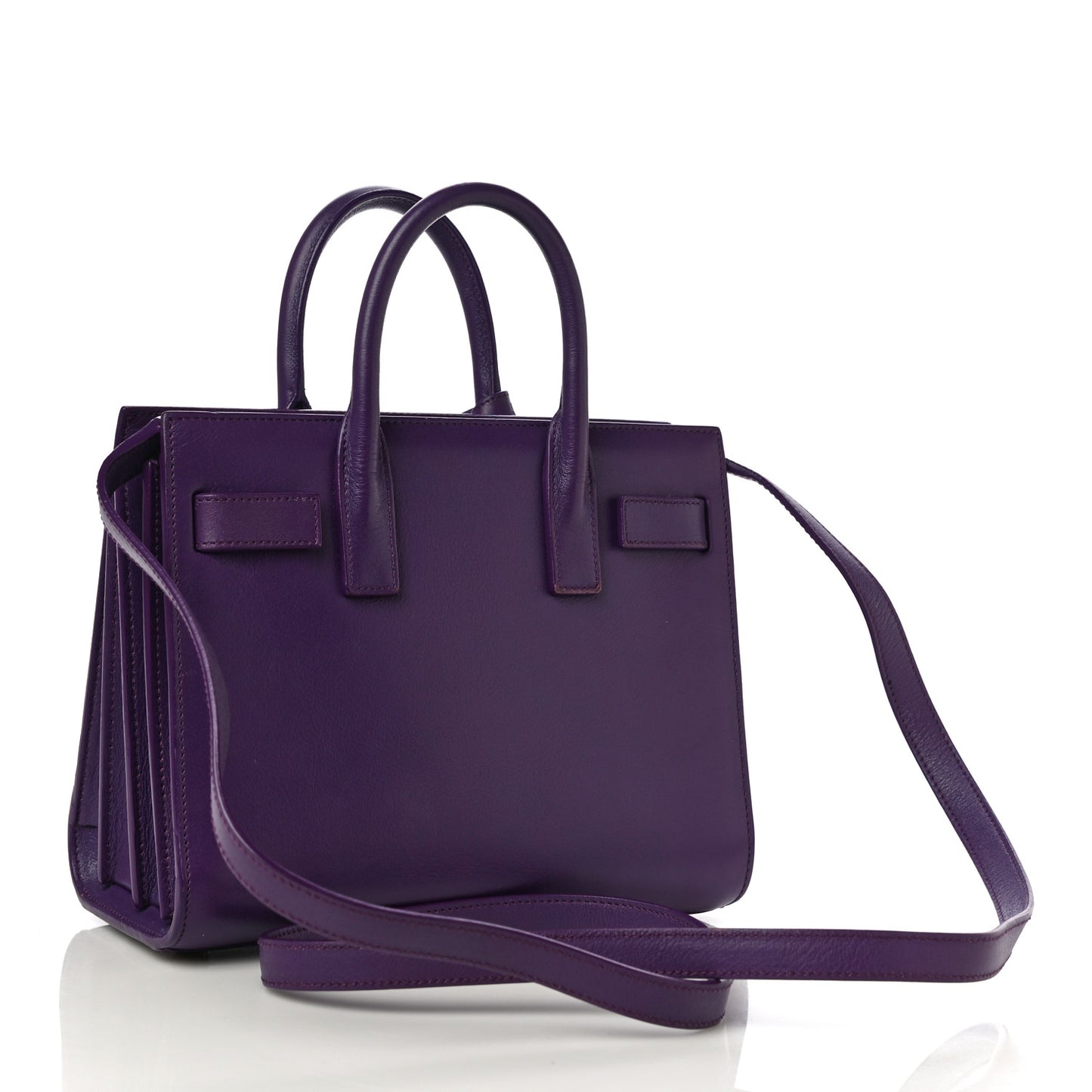 Calfskin Nano Sac De Jour Purple