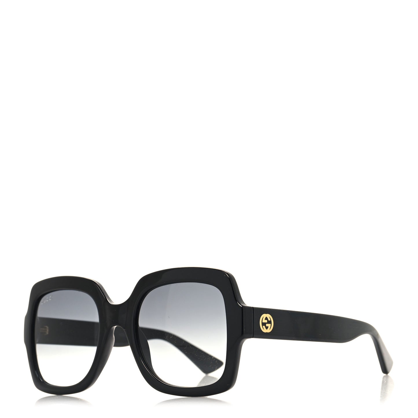 Acetate Square Frame Sunglasses GG1337S Black