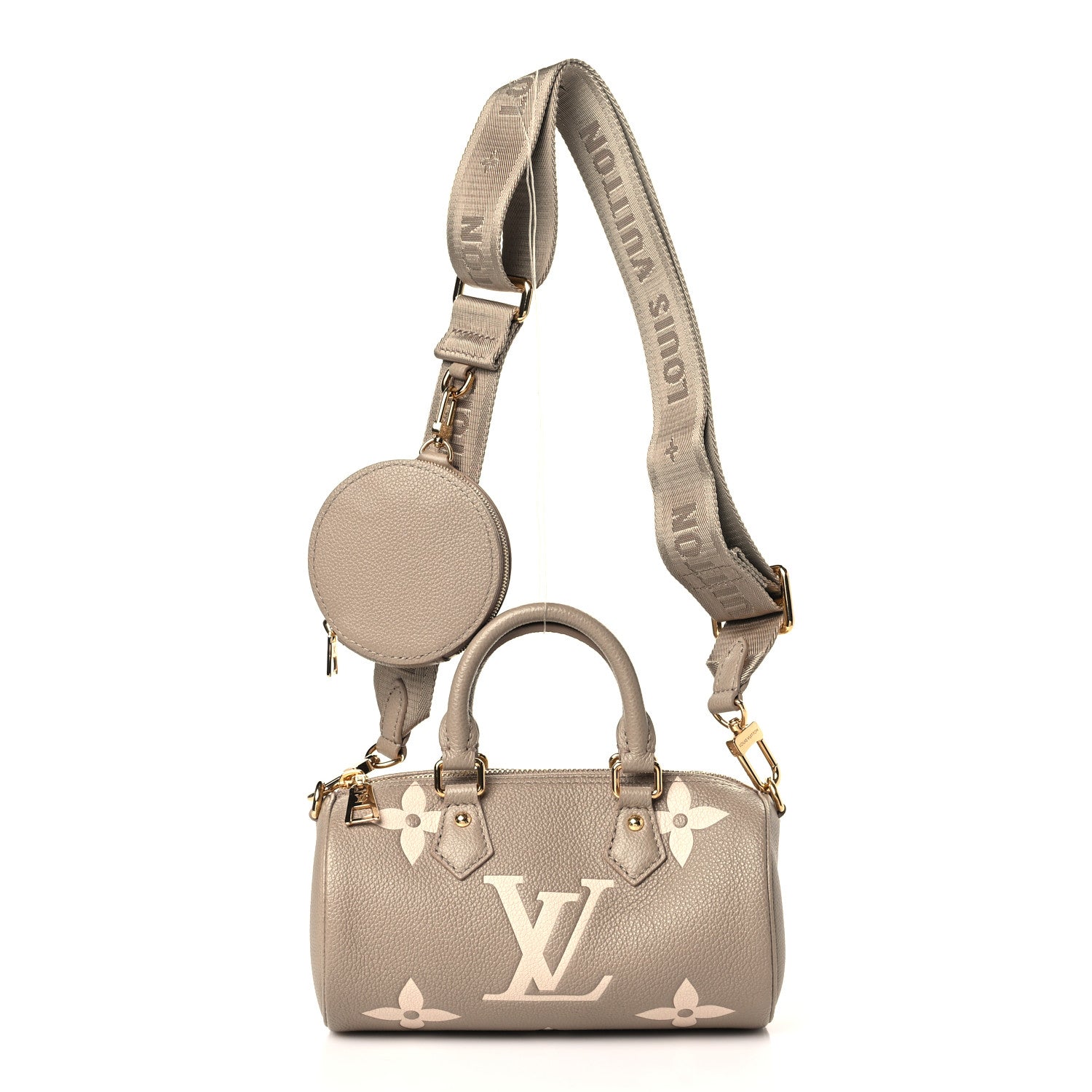 Louis Vuitton Empreinte Monogram Giant Papillon BB Tourterelle Cream 1 of 8