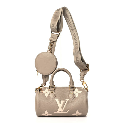 Louis Vuitton Empreinte Monogram Giant Papillon BB Tourterelle Cream 1 of 8