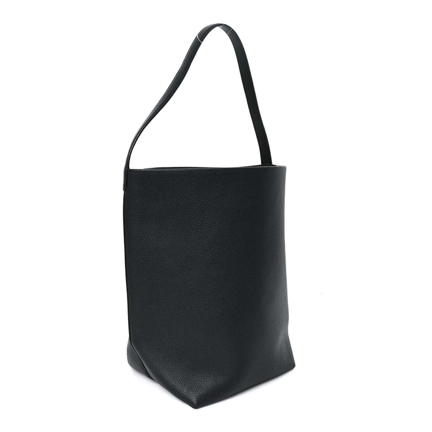 Grained Calfskin Large N/S Park Tote Black Black