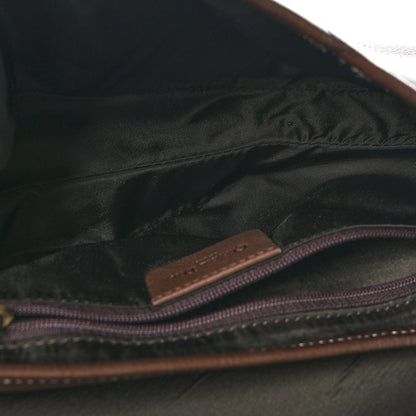 Christian Dior Calfskin Saddle Bag Brown 5 of 11