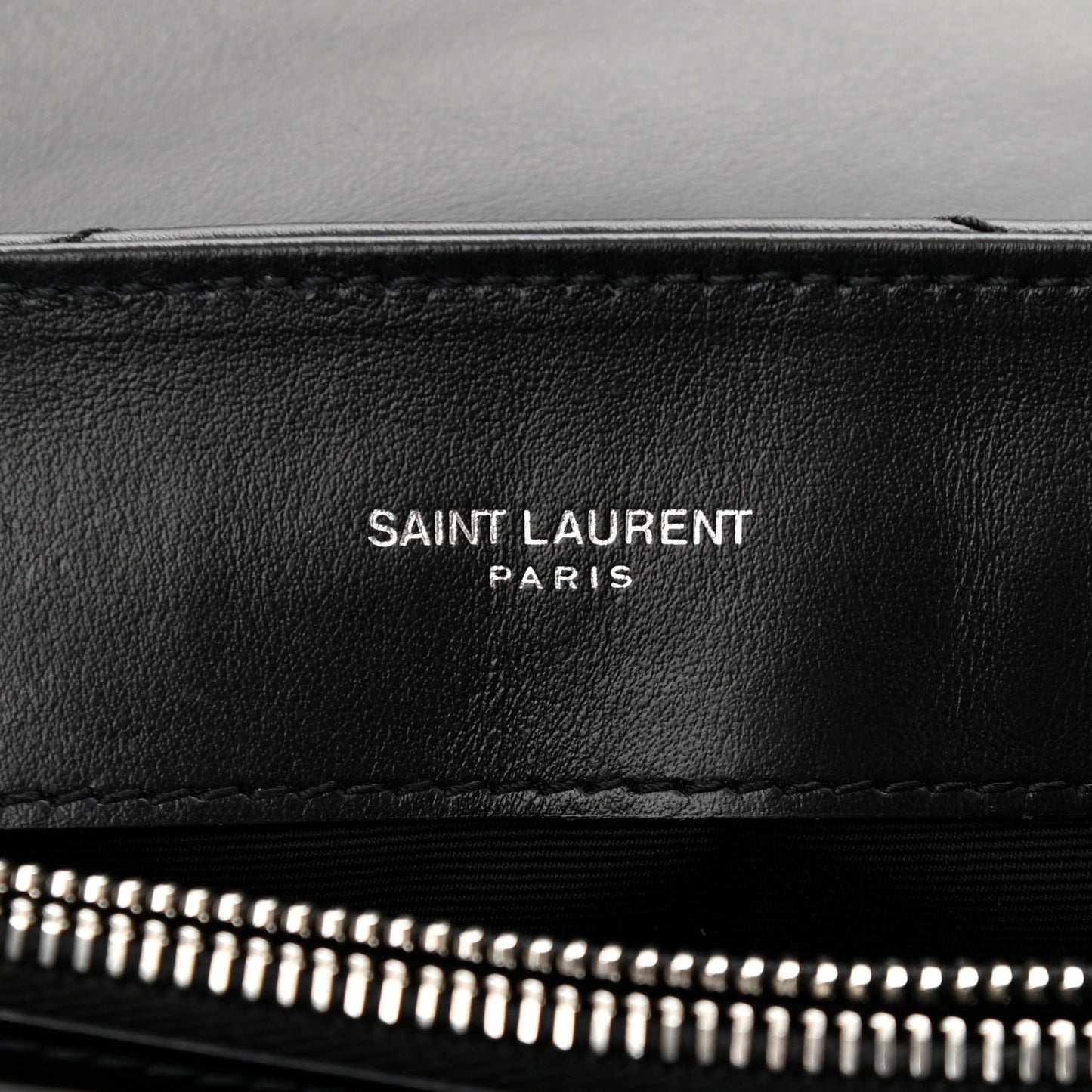 Calfskin Y Quilted Monogram Small Loulou Chain Satchel Black