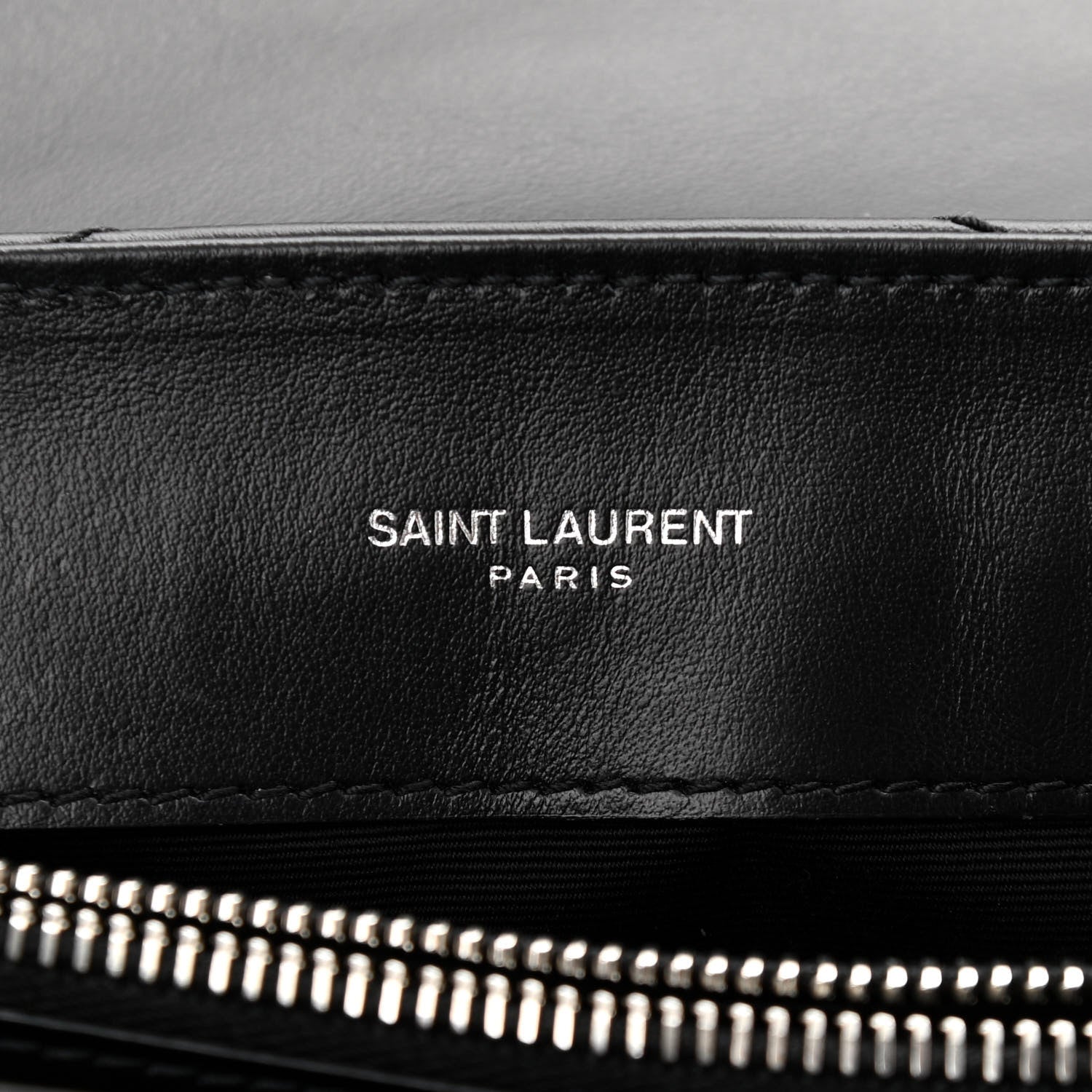 Saint Laurent Calfskin Y Quilted Monogram Small Loulou Chain Satchel Black 7 of 12