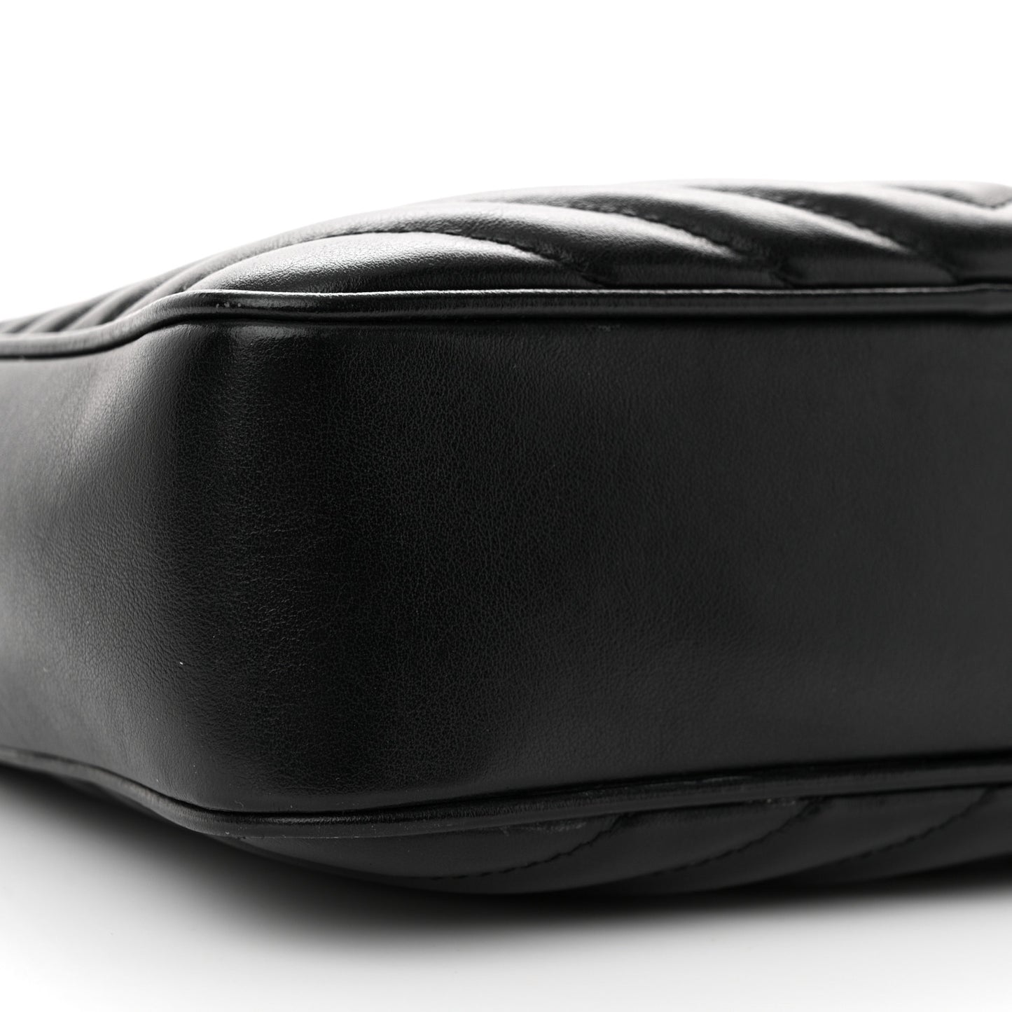 Calfskin Matelasse Monogram Lou Camera Bag Black