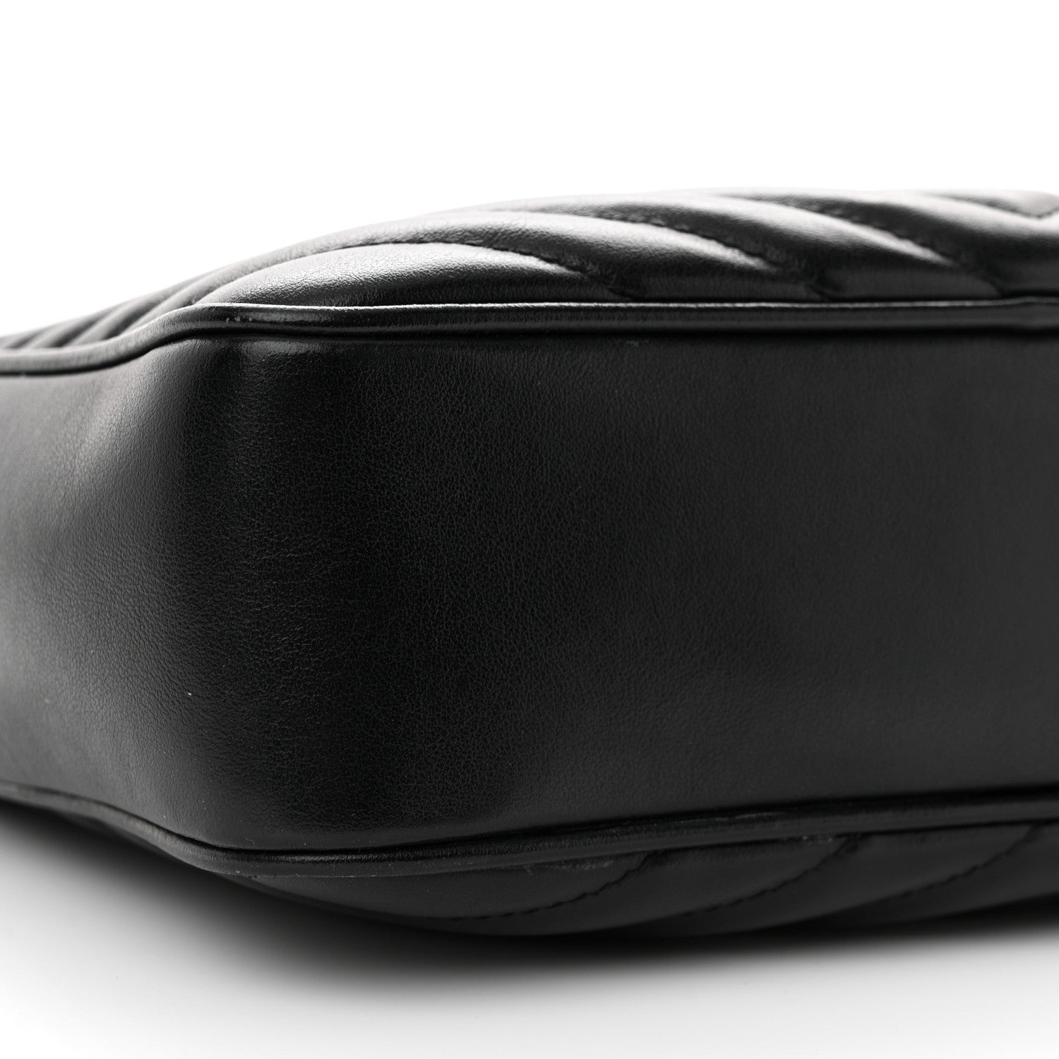 Saint Laurent Calfskin Matelasse Monogram Lou Camera Bag Black 9 of 11