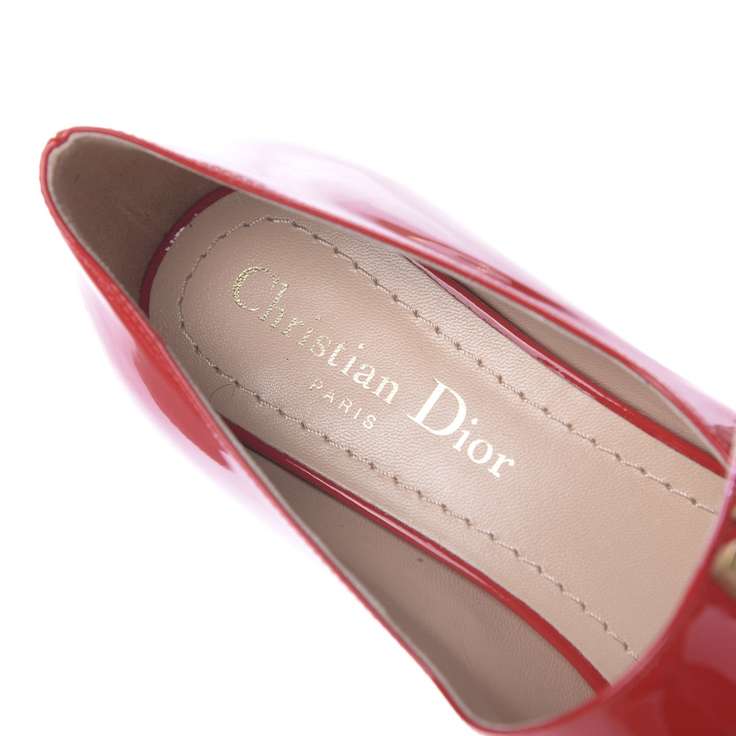 Patent Baby-D Ballet Pumps 36 Deep Red