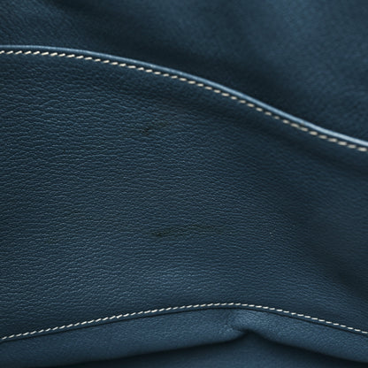 Hermes Evercalf Vibrato Birkin 35 Bleu Thalassa 9 of 18
