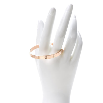 Cartier 18K Pink Gold LOVE Cuff Bracelet 16 2 of 4