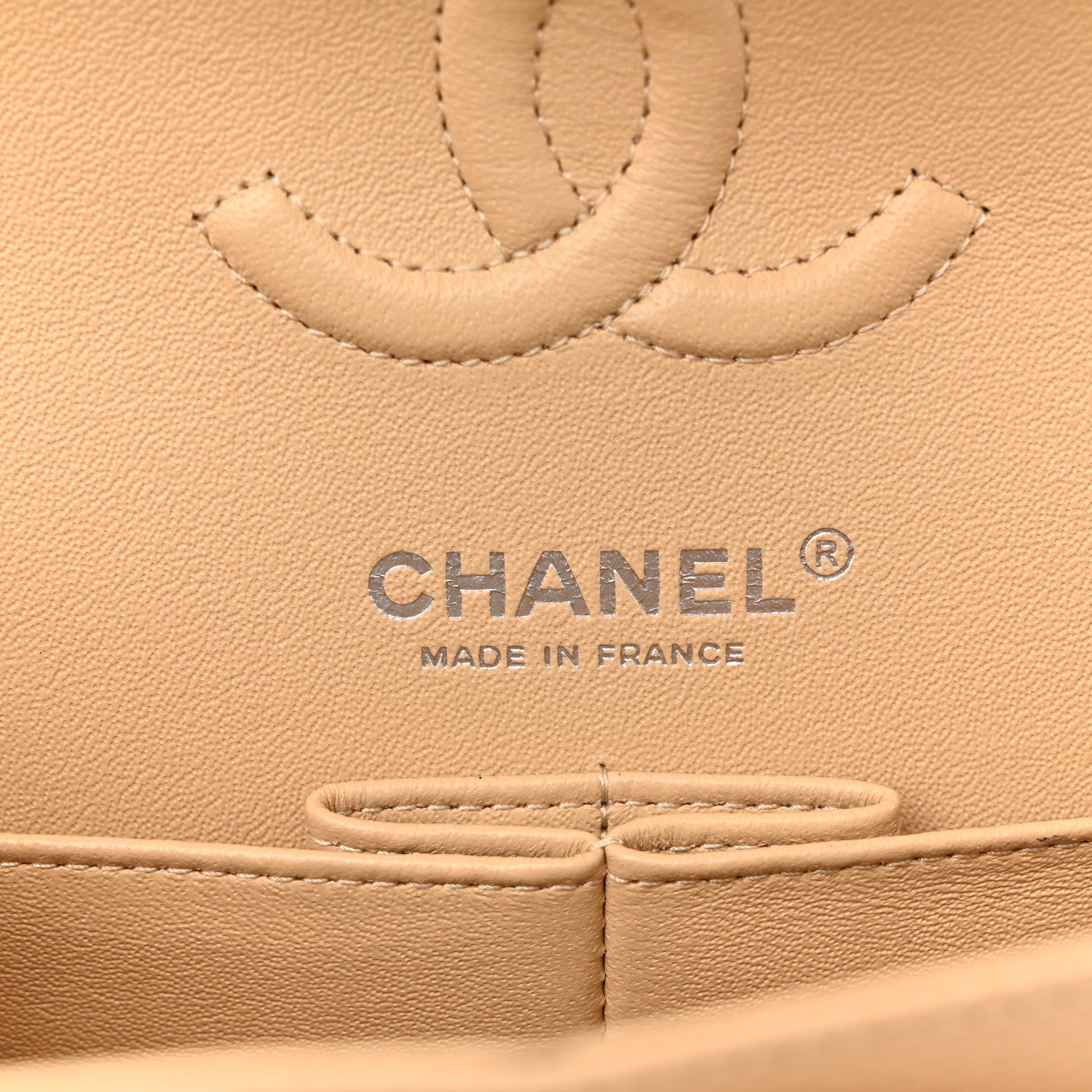 Chanel Caviar Quilted Small Double Flap Beige 6 of 11