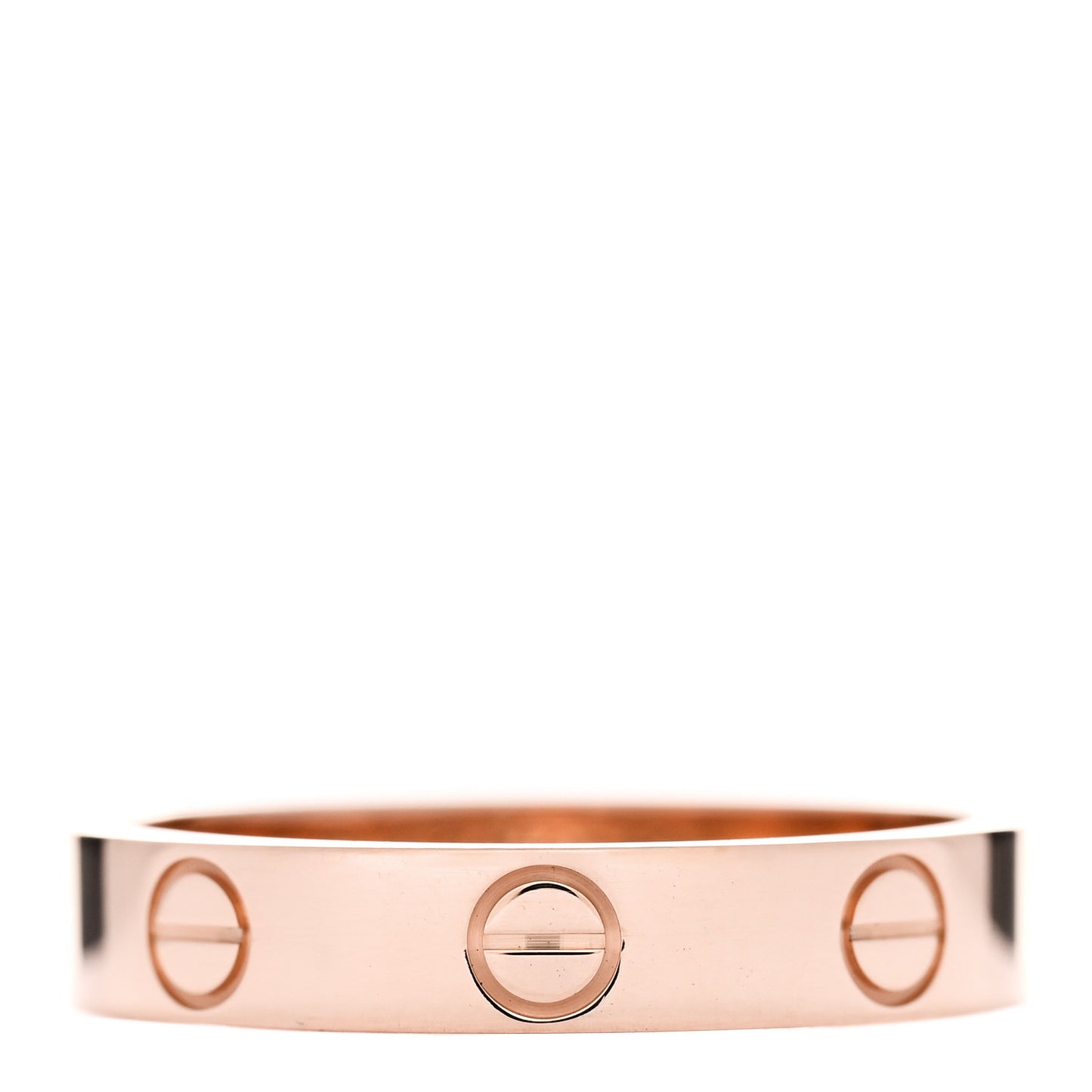 18K Pink Gold 3.5mm LOVE Wedding Band Ring 52 6