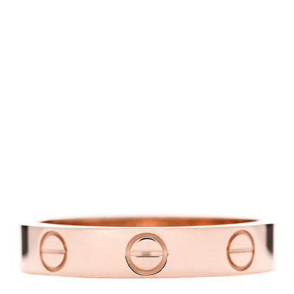Cartier 18K Pink Gold 3.5mm LOVE Wedding Band Ring 52 6 1 of 4