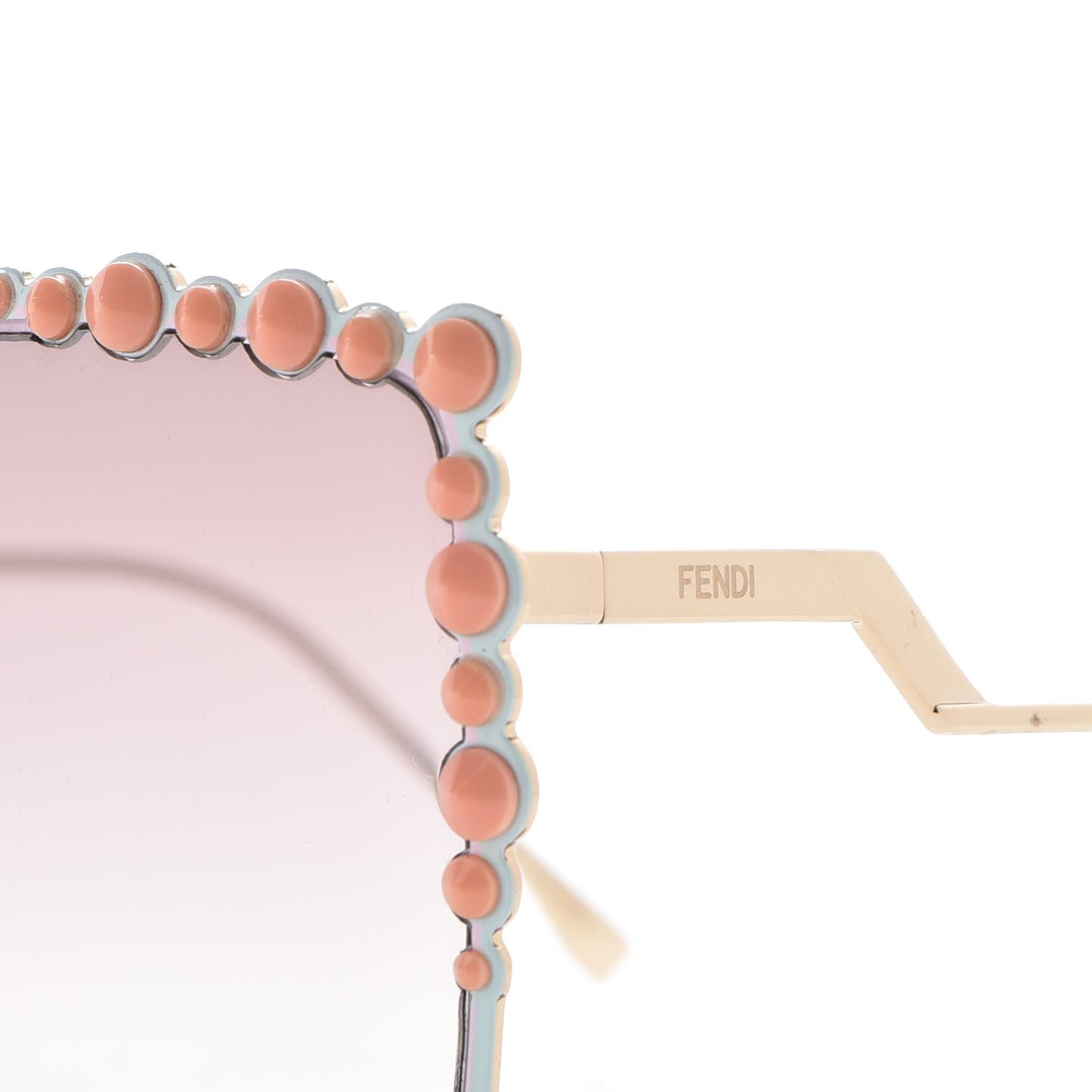Square Dots Sunglasses FF 0259/S Gold