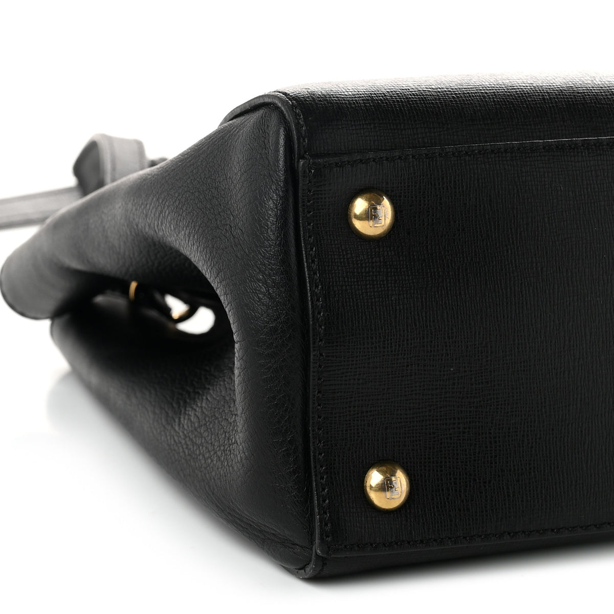 Fendi Vitello Elite Petite 2Jours Tote Black 9 of 10
