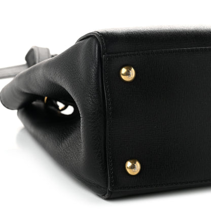 Fendi Vitello Elite Petite 2Jours Tote Black 9 of 10