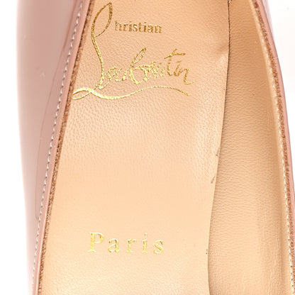 Christian Louboutin Patent Merci Allen 85 Pumps 36.5 Nude 8 of 8