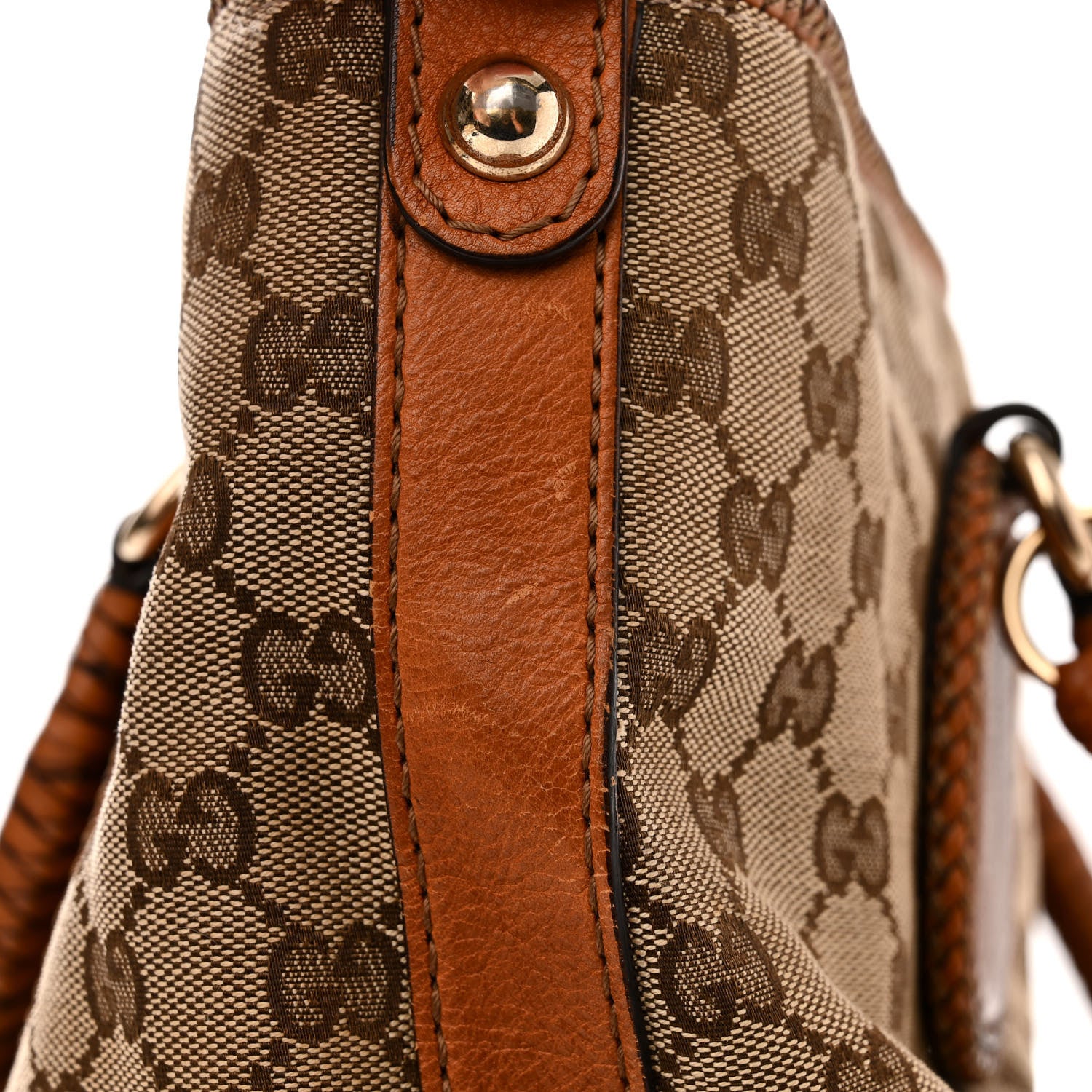Gucci Monogram Medium Marrakech Tote Tan 11 of 14