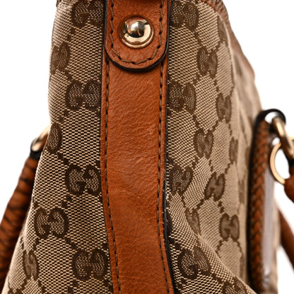 Gucci Monogram Medium Marrakech Tote Tan 11 of 14