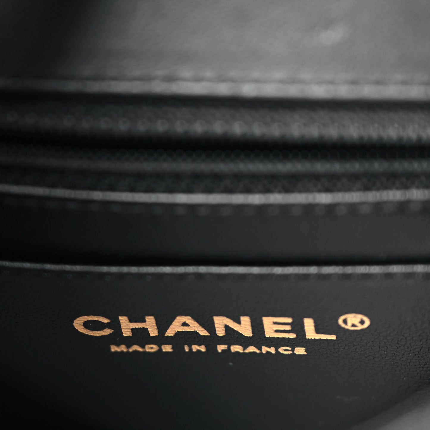 Lambskin Enamel Quilted Mini Flap Black