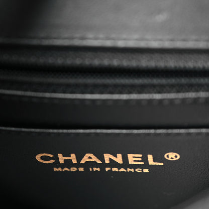 Chanel Lambskin Enamel Quilted Mini Flap Black 6 of 9