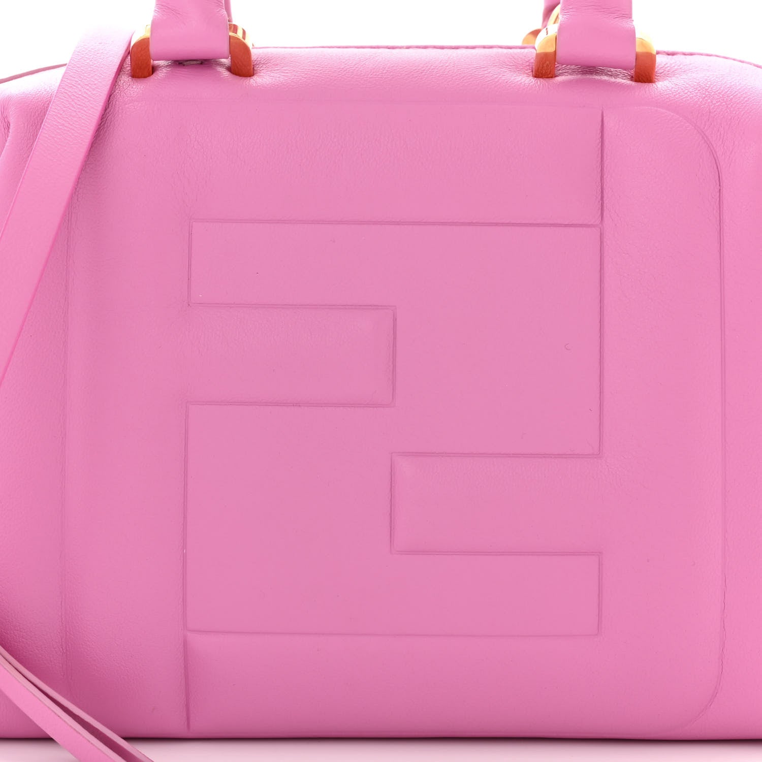 Fendi Nappa FF Mini Cube Bag Rosa 8 of 12