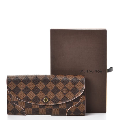 Louis Vuitton Damier Ebene Caissa Wallet Rose Ballerine 8 of 8