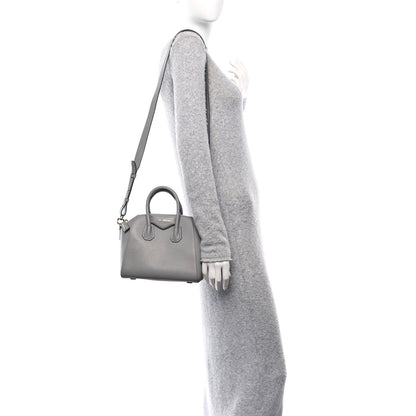 Givenchy Sugar Goatskin Mini Antigona Pearl Grey 2 of 12