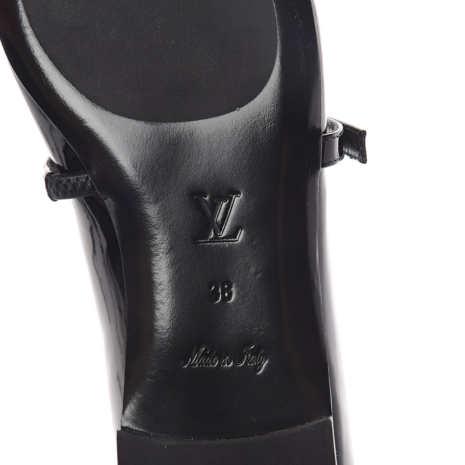 Louis Vuitton Patent Uniformes Ballet Flats 38 Black 6 of 7