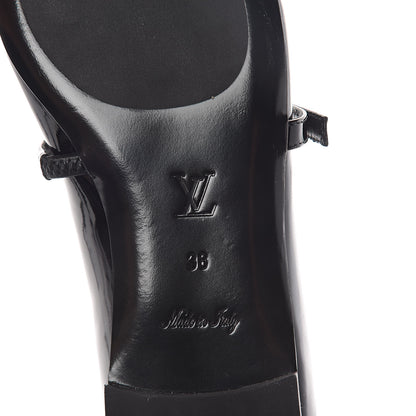 Louis Vuitton Patent Uniformes Ballet Flats 38 Black 6 of 7